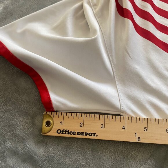 FIFA World Cup Qatar 2022 USA Soccer Jersey Large Red White Blue Official Licens - Picture 12 of 12